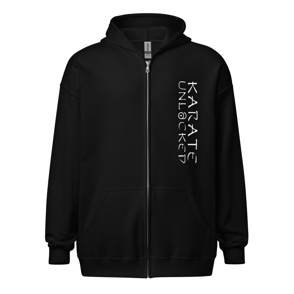 Karate Unlocked Zipped Hoodie